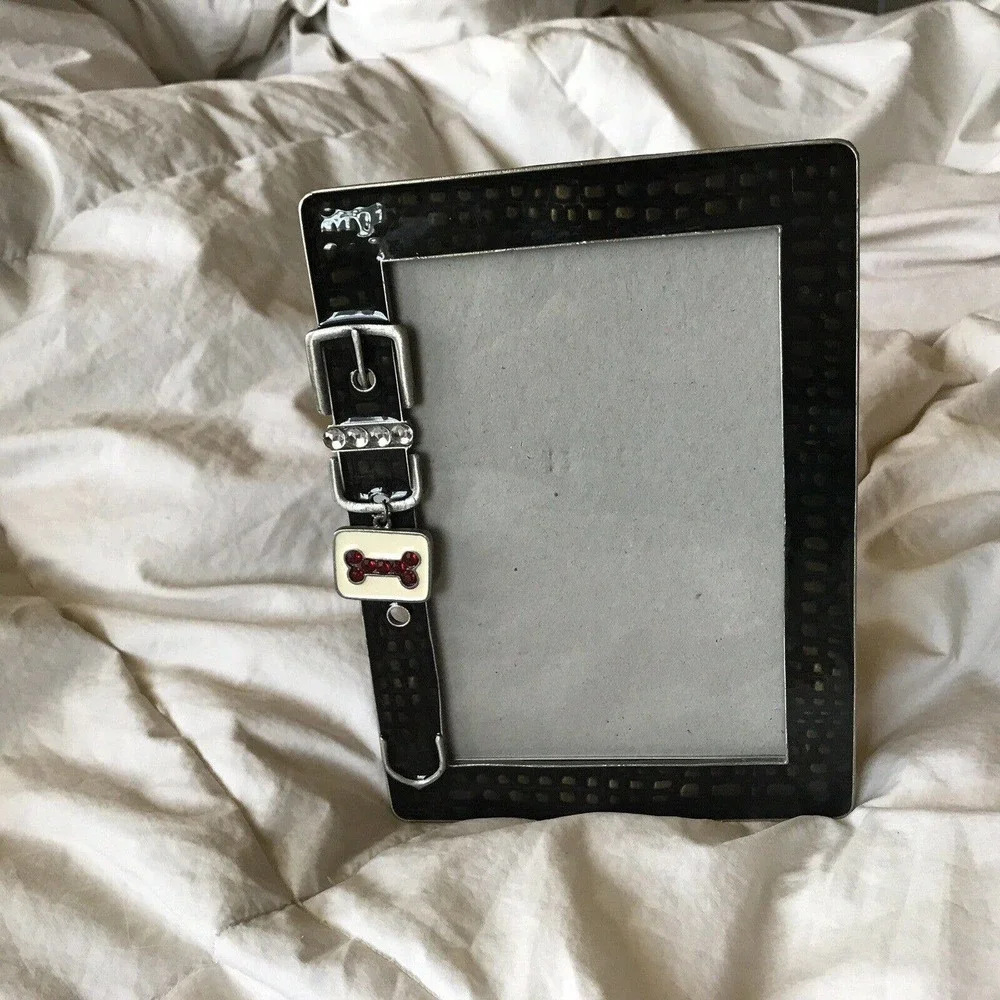 Unbranded Pet Picture Frame Collar With License 5 X 7 Photo Adorable Pre-Owned